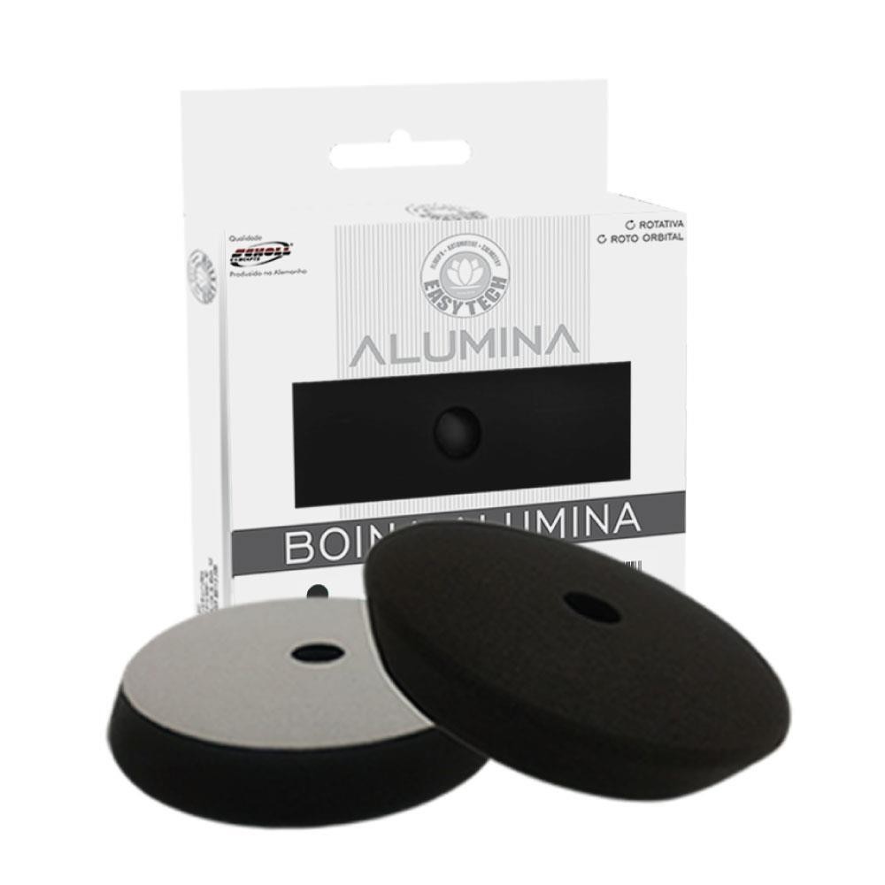 Boina de Espuma Preta Lustro Alumina 5 polegadas Easytech