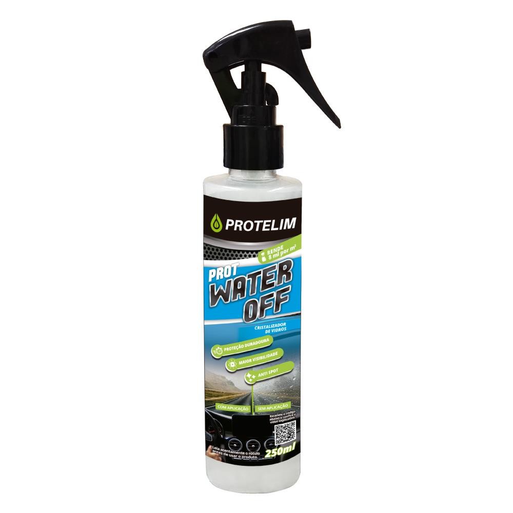 Cristalizador de Vidros Prot Water Off 250ml Protelim