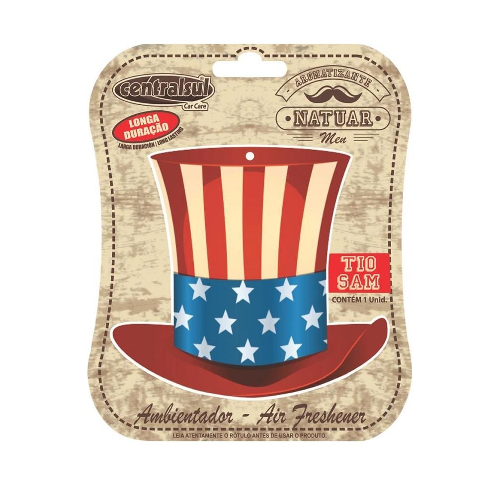 Aromatizante Automotivo Men Tio Sam Centralsul