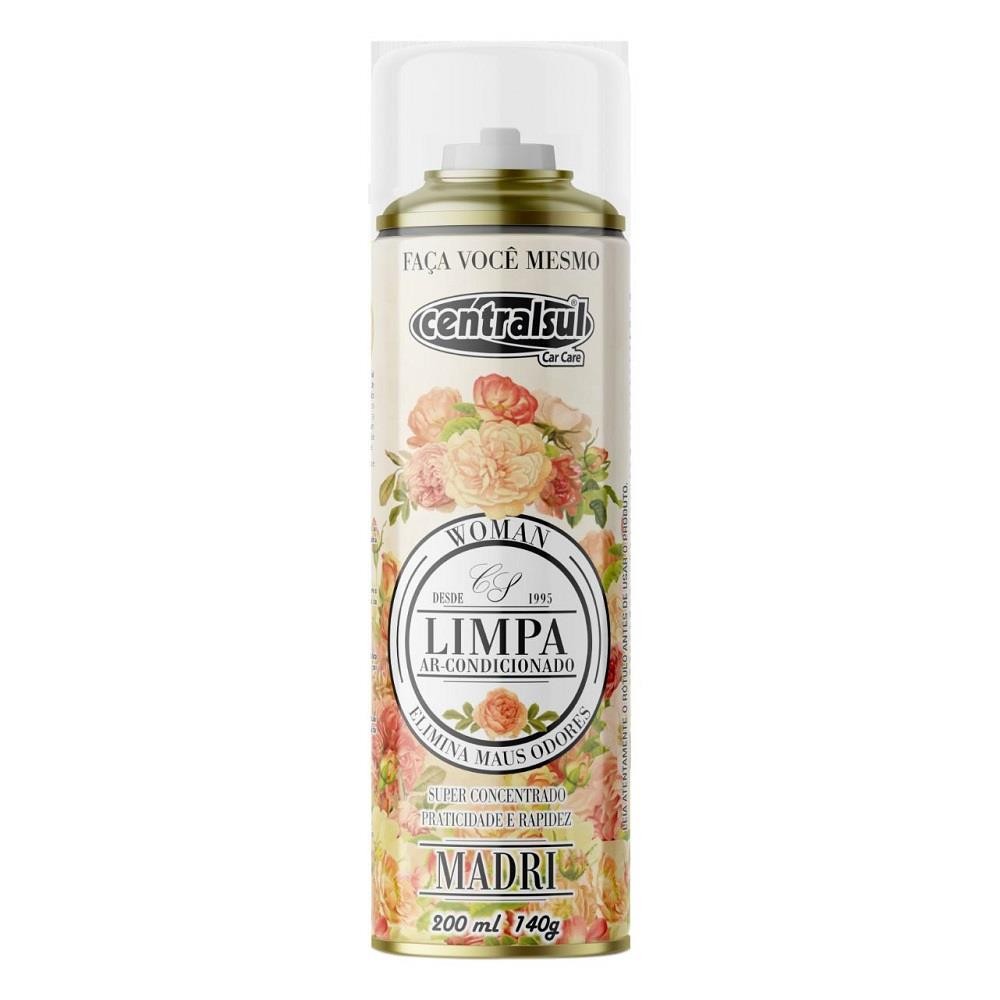 Limpa Ar Condicionado Woman Madri 200ml Centralsul