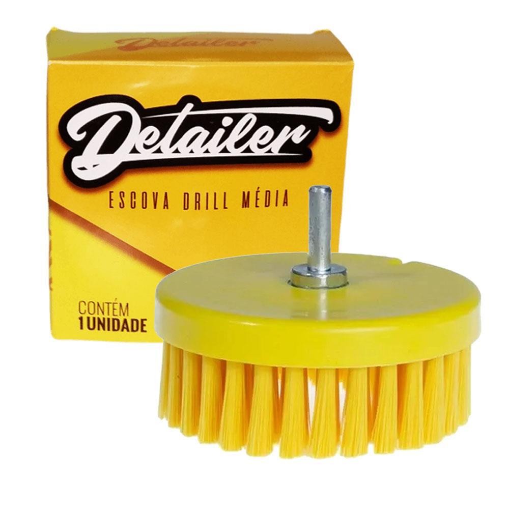 Escova Drill Cerdas Medias Mandala Detailer