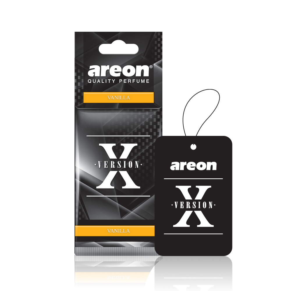 Aromatizante Automotivo Folha X Version Vanilla Baunilha Areon