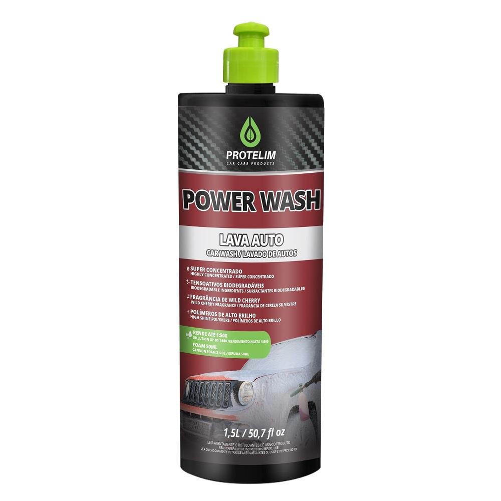Shampo Lava Auto Neutro Power Wash 1,5 Litro Protelim
