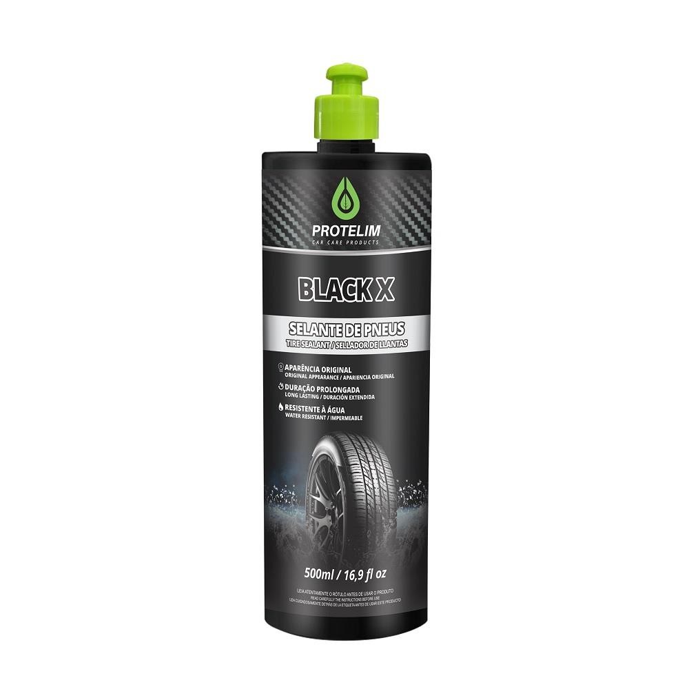 Selante para Pneus Pretinho Black X 500ml Protelim