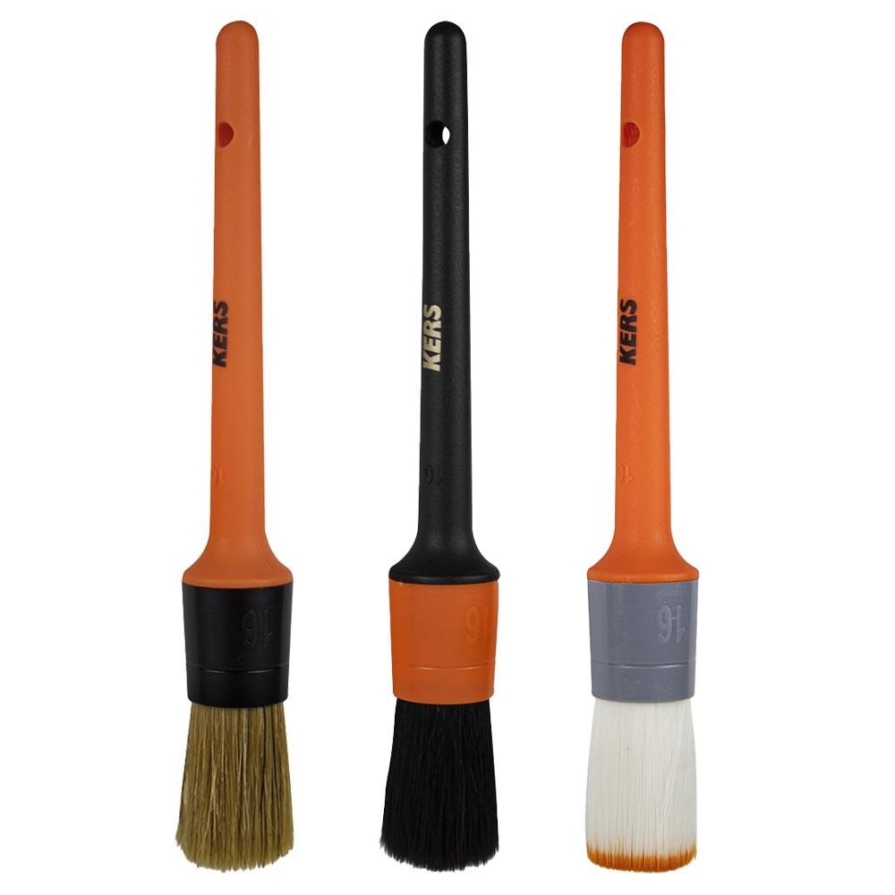 Kit Pincéis de Detalhamento Externo Interno e Delicado Kers