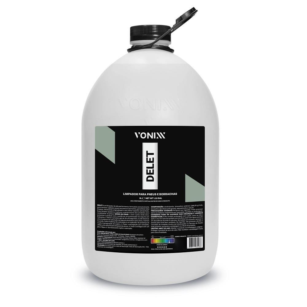 Limpador para Pneus e Borrachas Delet 5 Litros Vonixx
