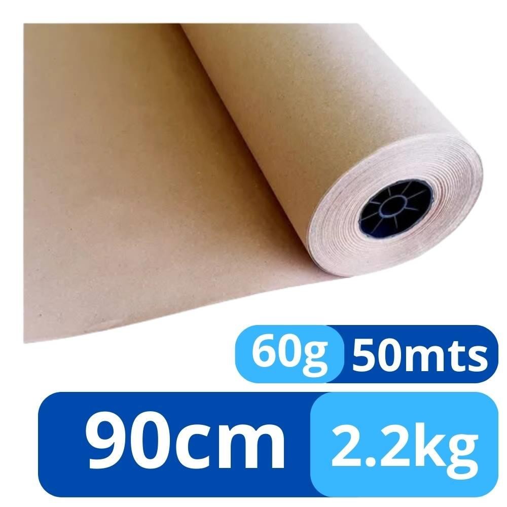 Papel Semi Craft Pardo Rolo Bobina 90cm Master