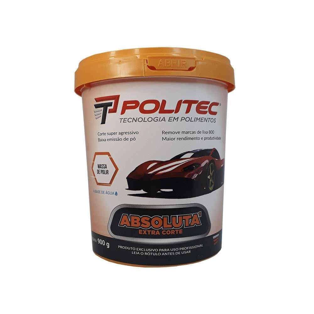 Massa de Polir Absoluta 1 900g Politec