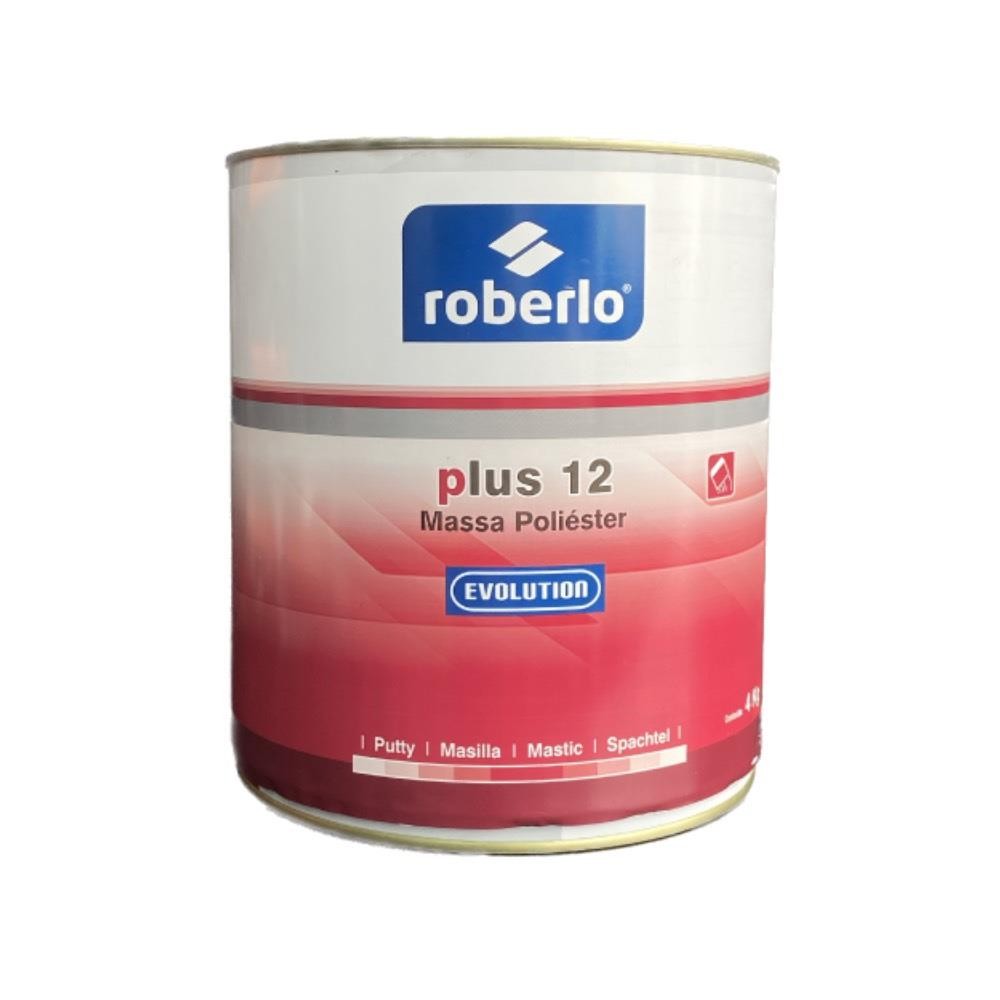 Massa Poliester Plus 12 Evolution 4kg Roberlo