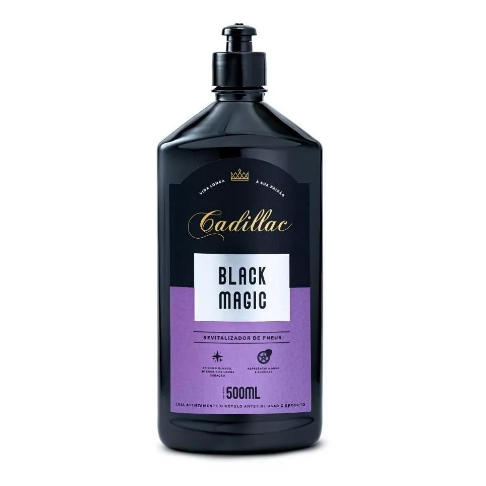 Revitalizador de Pneus Black Magic 500ml Cadillac