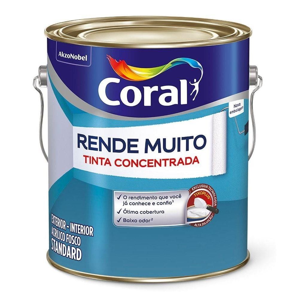 Tinta Acrilica Camurça Rende Muito 3,2 Litros Coral