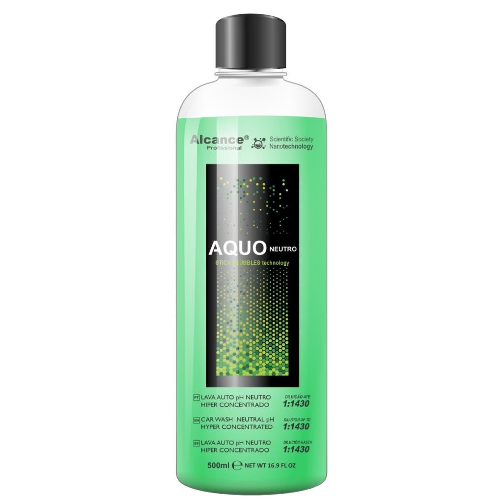 Lava Auto Aquo Neutro Hiper Concentrado 1:1430 500ml Alcance