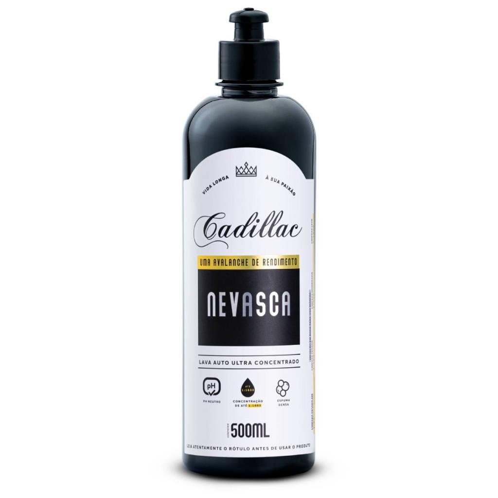 Lava Auto Ultra Concentrado 1:1600 Nevasca 500ml Cadilac