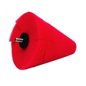 Super Cone Vermelho para polimento de rodas Kers