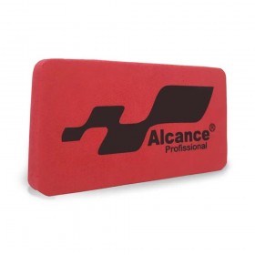 Taco de Lixa Vermelho 13x7cm Alcance