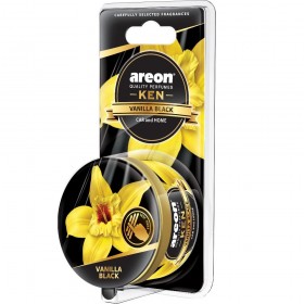 Aromatizante Automotivo Ken Vanilla Black 35g Areon