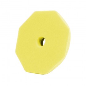 Boina de Espuma Octagonal Amarela Refino 5 Polegadas Detailer