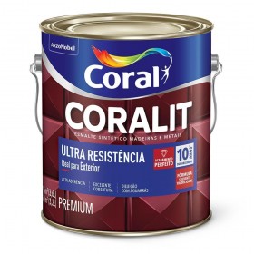 Coralit Ultra Resistência Fosco Preto 3,6L Cora