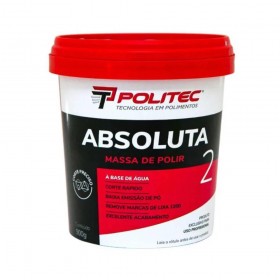 Massa de Polir Absoluta 2 900g Politec