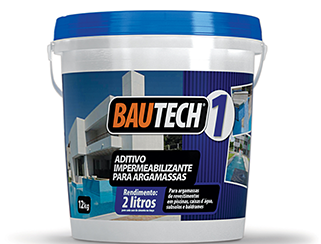 ADITIVO IMPERMEABILIZANTE PARA ARGAMASSAS BAUTECH 1 - 12KG