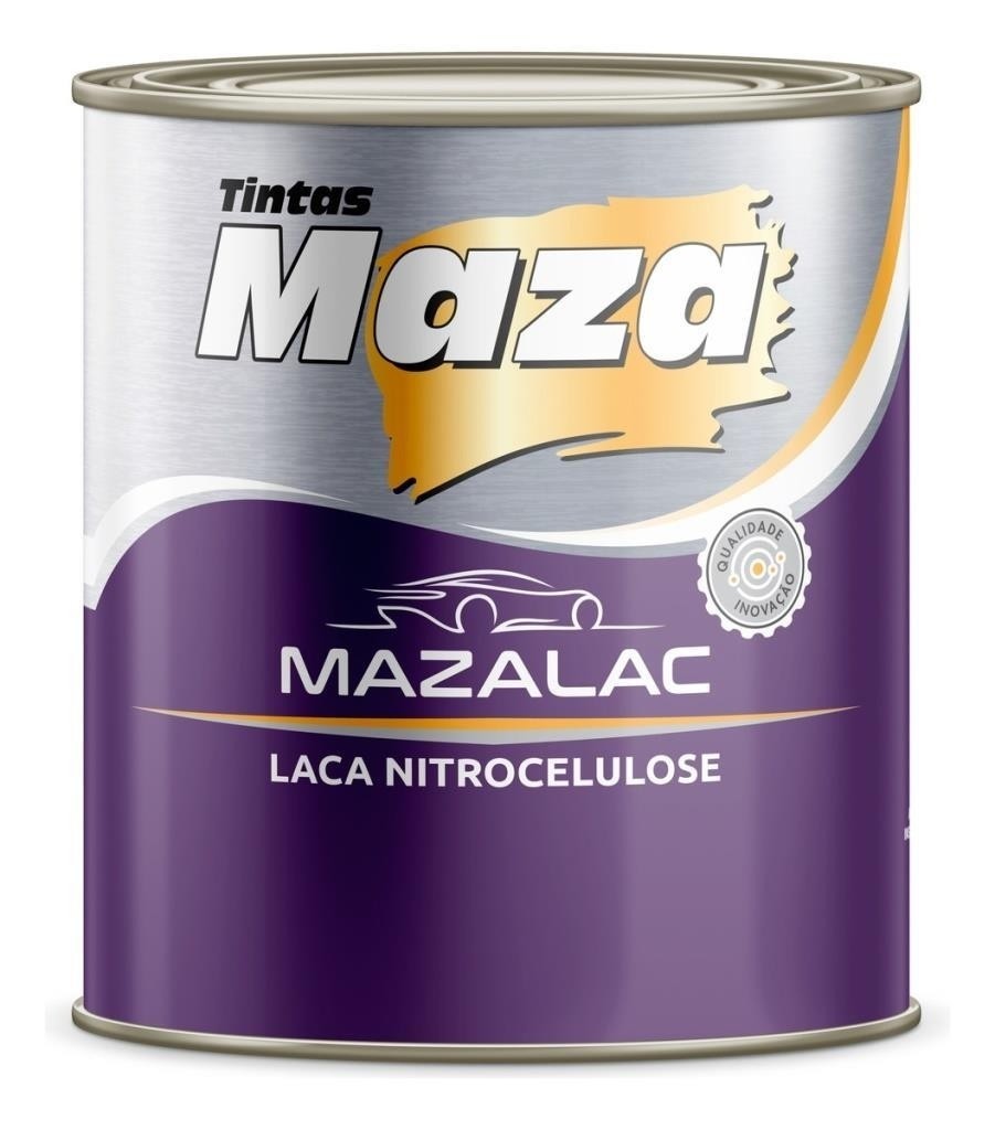 Tinta Automotiva Mazalac Nitrocelulose Cor Alumínio 900ml