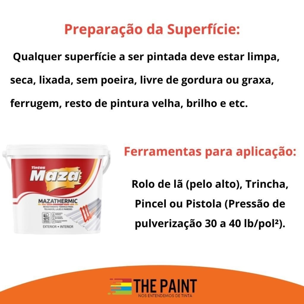 Mazathermic Isolante Redução Térmica e Acústica 18kg Maza