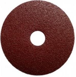 DISCO DE LIXA DE FIBRA (115X22MM) GRÃO 80 ALCAR - 1 UN