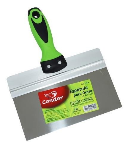 Espátula Pintura Aço Inox Drywall Massa Gesso 140 Condor Un