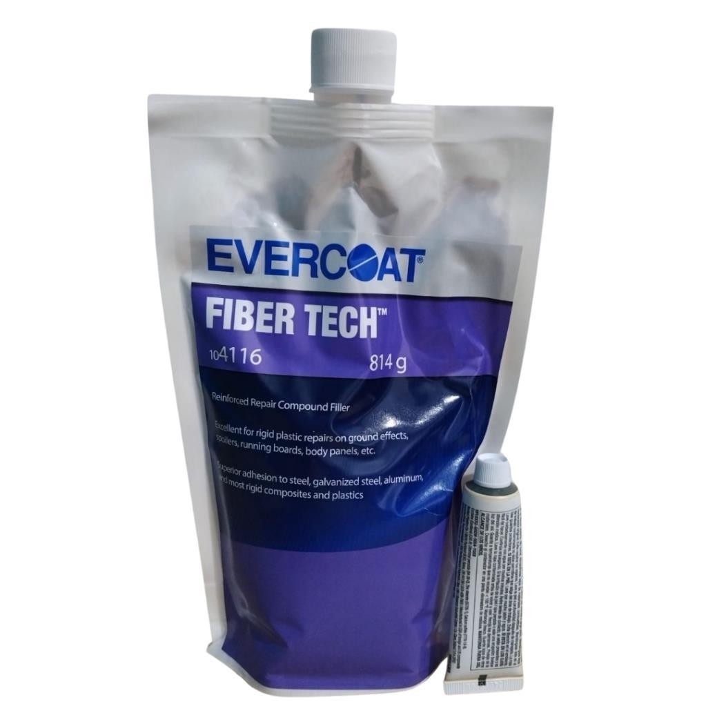 Massa Poliéster Fiber Tech  Reparação Reforçada 813Gr Evercoat