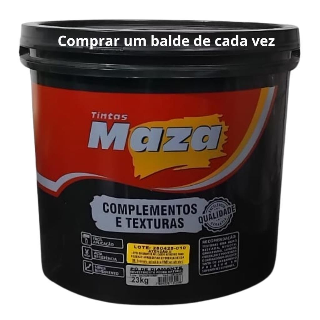 Efeito Revestimento Pedras Naturais Maza Pó de Diamante 23kg