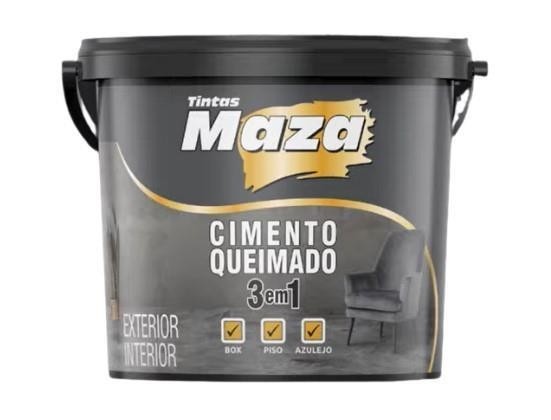 CIMENTO QUEIMADO 3 EM 1 PISO ORIGINAL 23KG MAZA - BALDE