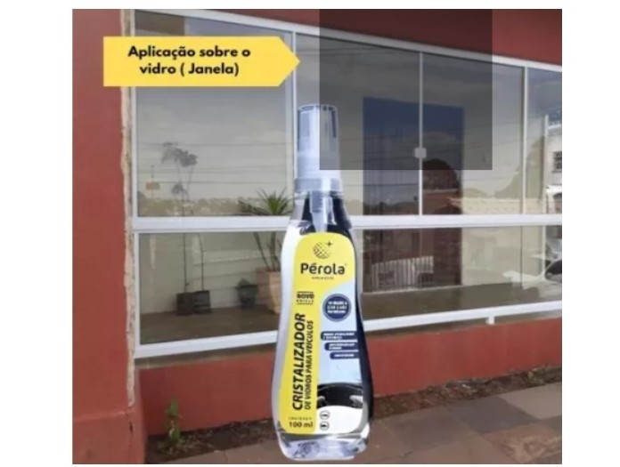 Cristalizador de Vidros Automotivo Para-brisas Pérola 100ml