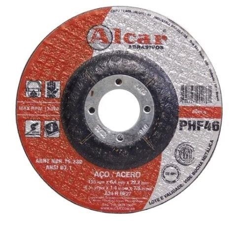 DISCO DE DESBASTE 115X22,2MM ALCAR - 1 UN