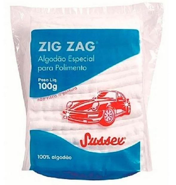 ZIG ZAG ALGODÃO ESPECIAL PARA POLIMENTO SUSSEX - 100G