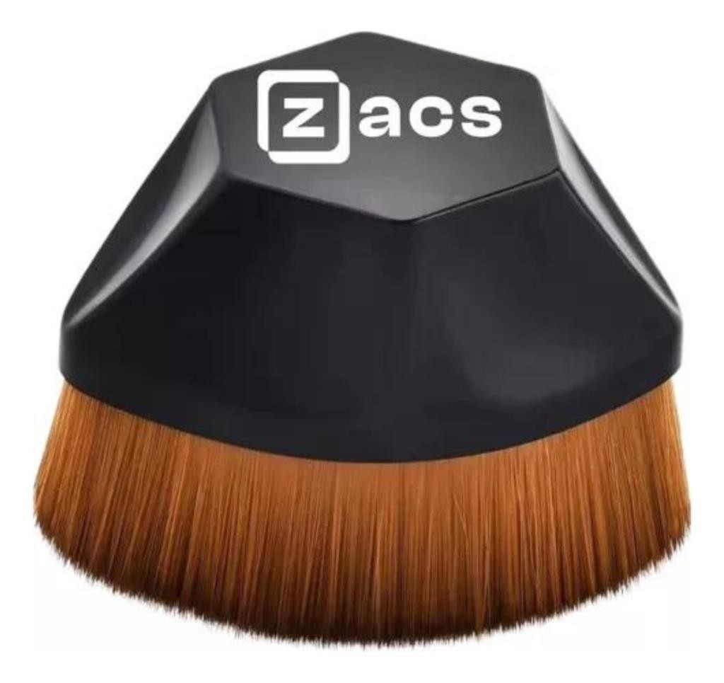 Pincel Hexagonal Aplicador de Produtos Cerdas Macias Zacs