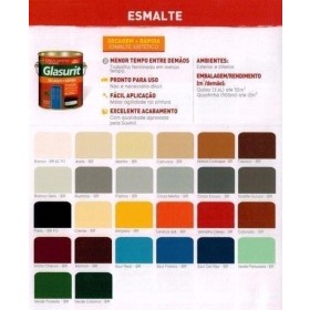 Tinta Esmalte Sintético Brilhante Glasurit 3,6l - Cores