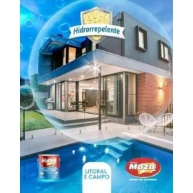 Tinta Acrílico Super Lavável Emborrachada Maza 3,6l Prata