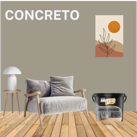 Massa Cimento Queimado Pronto Parede Original Maza 23kg