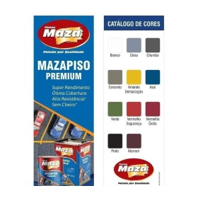 Tinta Acrílico Premium Para Piso Maza 18l Marrom