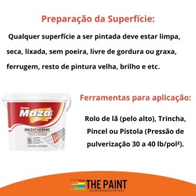 Mazathermic Isolante Redução Térmica e Acústica 18kg Maza