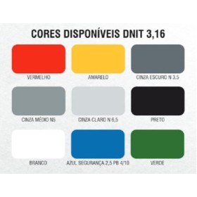 Tinta Demarcação Viária Dnit Acrílica 3,6l Vermelho Segurança