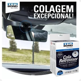 Cola Retrovisor Interno Vidro Metal 10ml 50g Tekbond