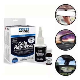 Cola Retrovisor Interno Vidro Metal 10ml 50g Tekbond