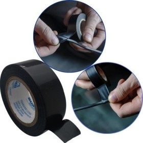 Fita Isolante Preta Adesiva Anti Chamas 19mm x 20m Tekbond
