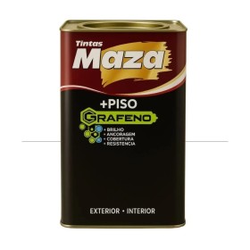 Tinta Piso Grafeno Mais Resistência Brilho Maza 18L Amarelo Demarcação
