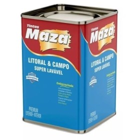 TINTA BORRACHA LIQUIDA LITORAL&CAMPO 18LT BRANCA MAZA - 18LT