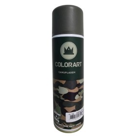 Tinta Spray Verde Militar Linha Camuflagem Colorart 300ml