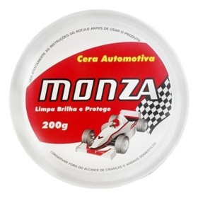 Cera Automotiva Monza Limpa Brilha Protege 200g Pérola