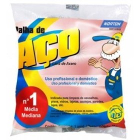 PALHA DE AÇO N-1 (MÉDIA) NORTON - 1 UN