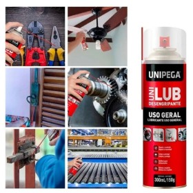 Lubrificante Desengripante Unilub Uso Geral Unipega 300ml